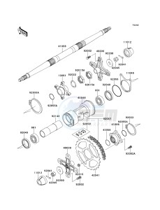 KEF 300 A [LAKOTA 300] (A6) [LAKOTA 300] drawing REAR HUB