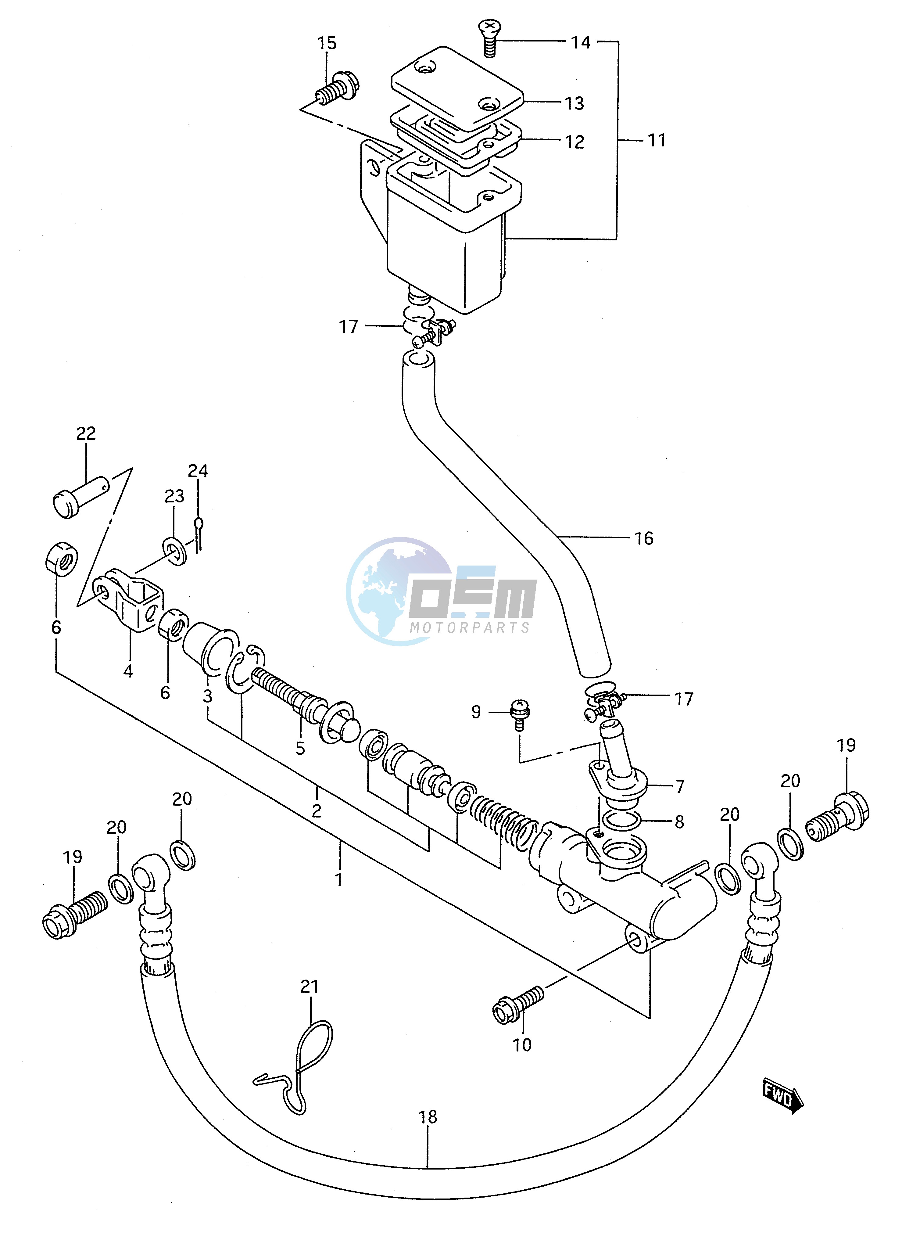 REAR MASTER CYLINDER