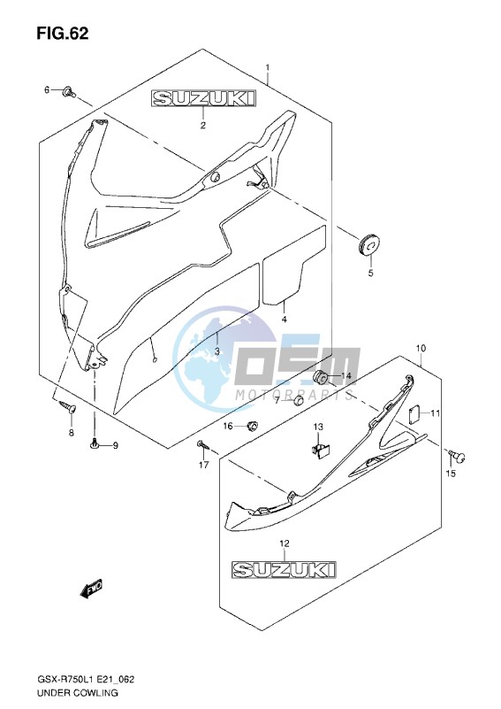 UNDER COWLING L1