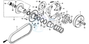 CH125 drawing DRIVEN FACE