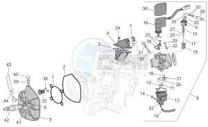 SR 50 H2O (ie+carb.) 03-12 drawing Cylinder head - Carburettor