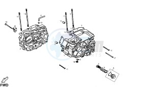 DXR - 200 CC VTHSM1B1A drawing CRANKCASE