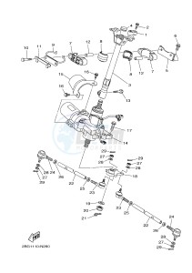 YFM700FWAD YFM70GPSJ GRIZZLY 700 EPS (B1AM) drawing STEERING