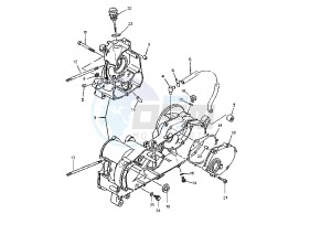 YP E MAJESTY 125 drawing CRANKCASE