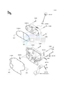 VN 2000 H [VULCAN 2000 CLASSIC] (8F-9F) 0H9F drawing RIGHT ENGINE COVER-- S- -