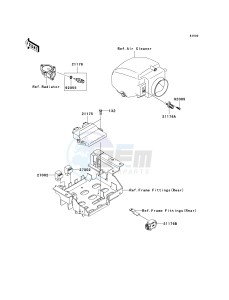 KRF 750 M [TERYX 750 FI 4X4 NRA OUTDOORS] (M9F9) M9F drawing FUEL INJECTION