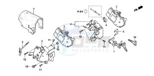 NSS250X FORZA X drawing ACTUATOR