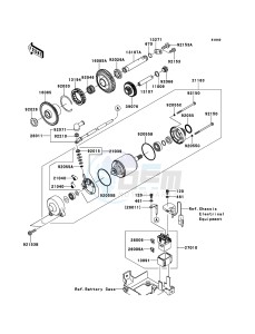 ZZR1400_ABS ZX1400FEF FR GB XX (EU ME A(FRICA) drawing Starter Motor