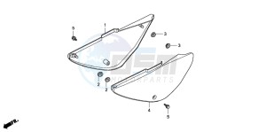 CRF80F 100 drawing SIDE COVER