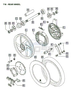 FLEXER_XL_25kmh_K8-L0 50 K8-L0 drawing Rear wheel