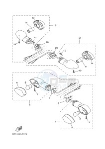 YZF-R3 YZF-R3A 321 R3 (BR51 BR52) drawing FLASHER LIGHT