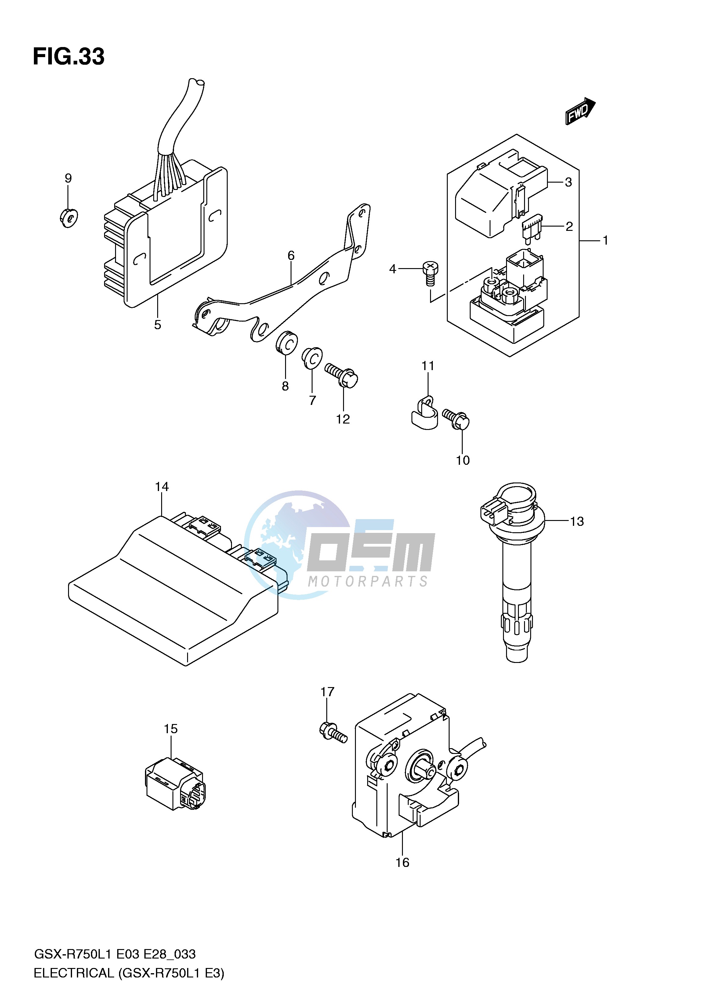 ELECTRICAL (GSX-R750L1 E3)