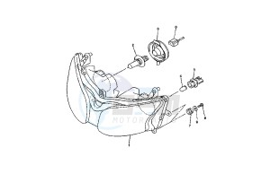 FJR 1300 drawing HEADLIGHT