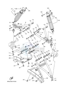 YXE700ES YXE70WPSG WOLVERINE R-SPEC EPS SE (BN52) drawing FRONT SUSPENSION & WHEEL