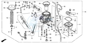 CBF250 drawing CARBURETOR (CBF2506)