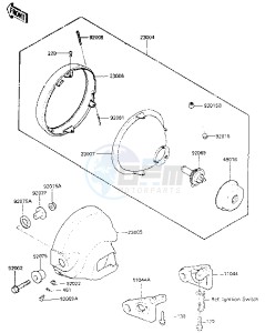 EN 450 A [454 LTD] (A1-A5) [454 LTD] drawing HEADLIGHT-- S- -