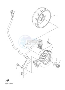 WR250F (2GBH) drawing GENERATOR