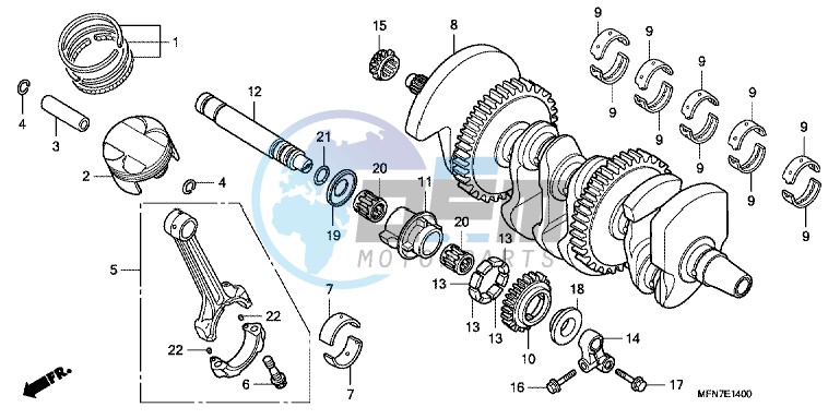 CRANKSHAFT/ PI STON