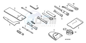 CB600F3A UK - (E / MKH ST) drawing TOOLS