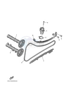 XP530D-A (BC39) drawing CAMSHAFT & CHAIN