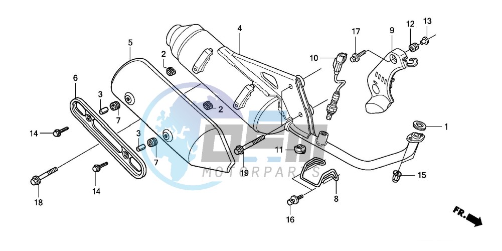 EXHAUST MUFFLER