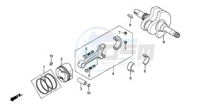 SH300A drawing CRANKSHAFT/PISTON