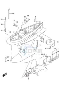 DF 150 drawing Gear Case (C/R)