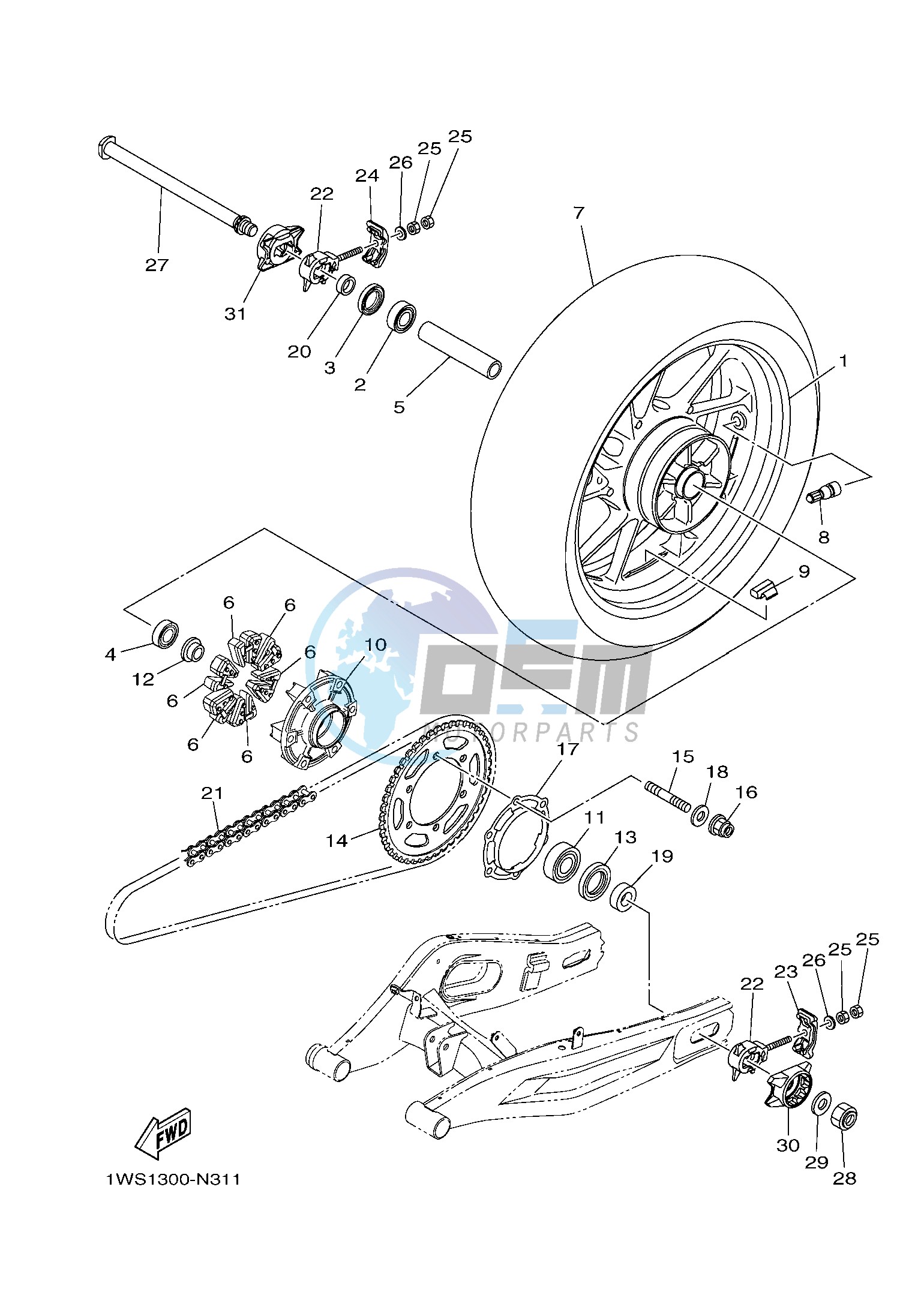 REAR WHEEL