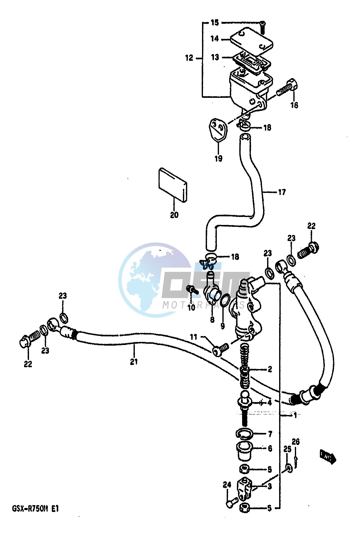 REAR MASTER CYLINDER