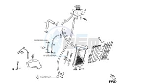 SENDA SM DRD RACING LTD - 50 CC EU2 drawing COOLING SYSTEM