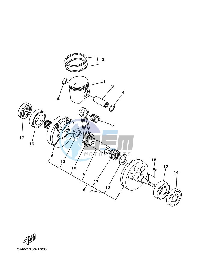 CRANKSHAFT & PISTON