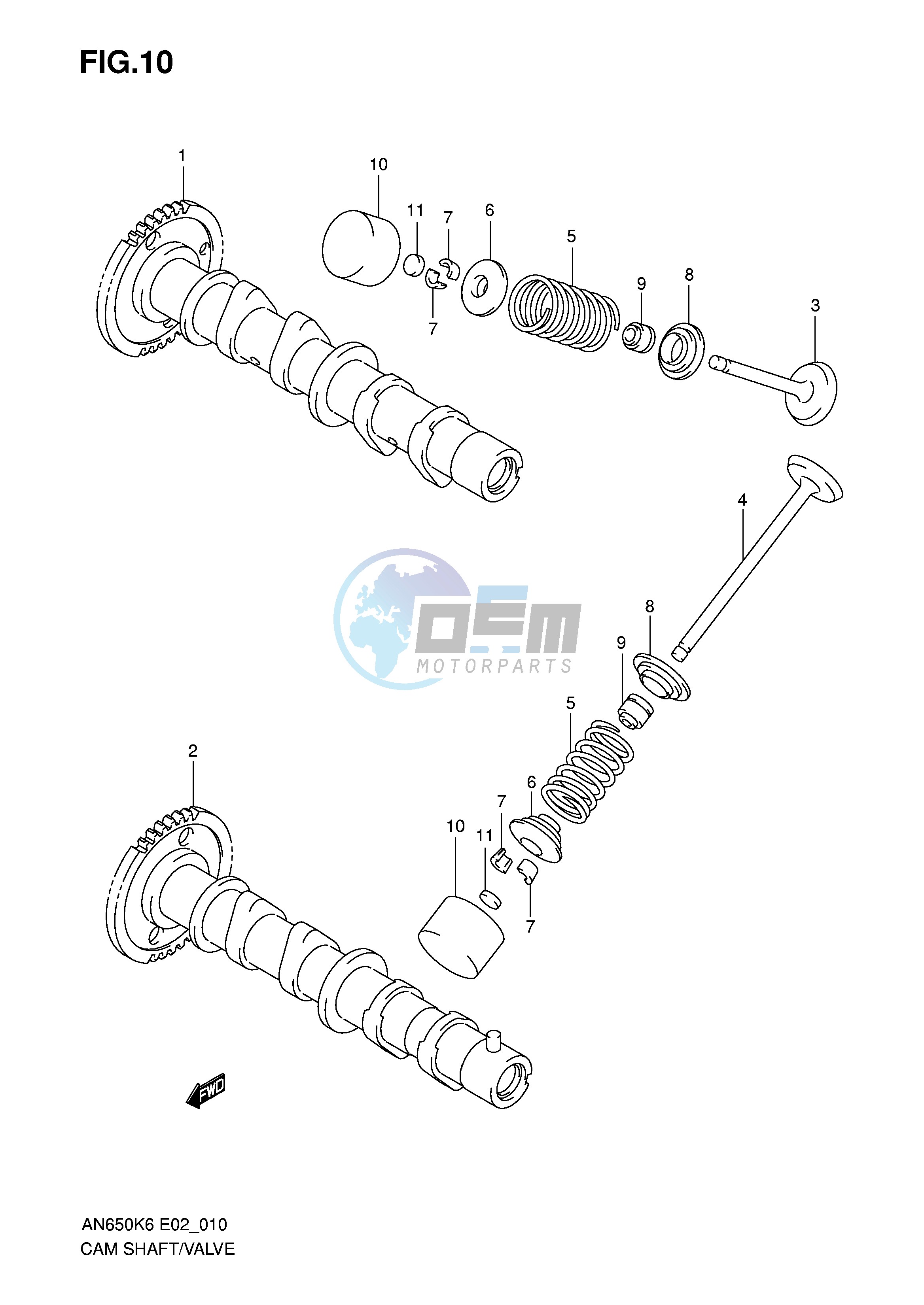 CAM SHAFT VALVE