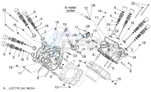 Shiver 750 PA (AA, JP, MAL, T) drawing Cylinder head - valves