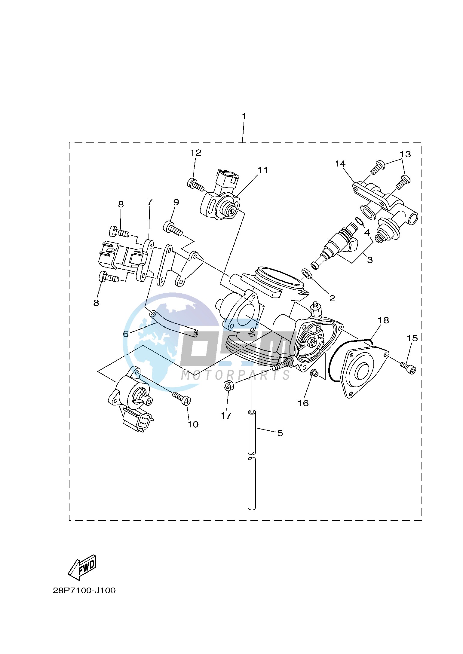 THROTTLE BODY ASSY 1