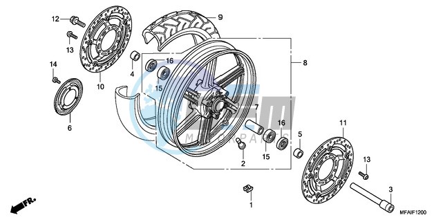 FRONT WHEEL