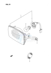 LT-F160 (P28) drawing HEADLAMP