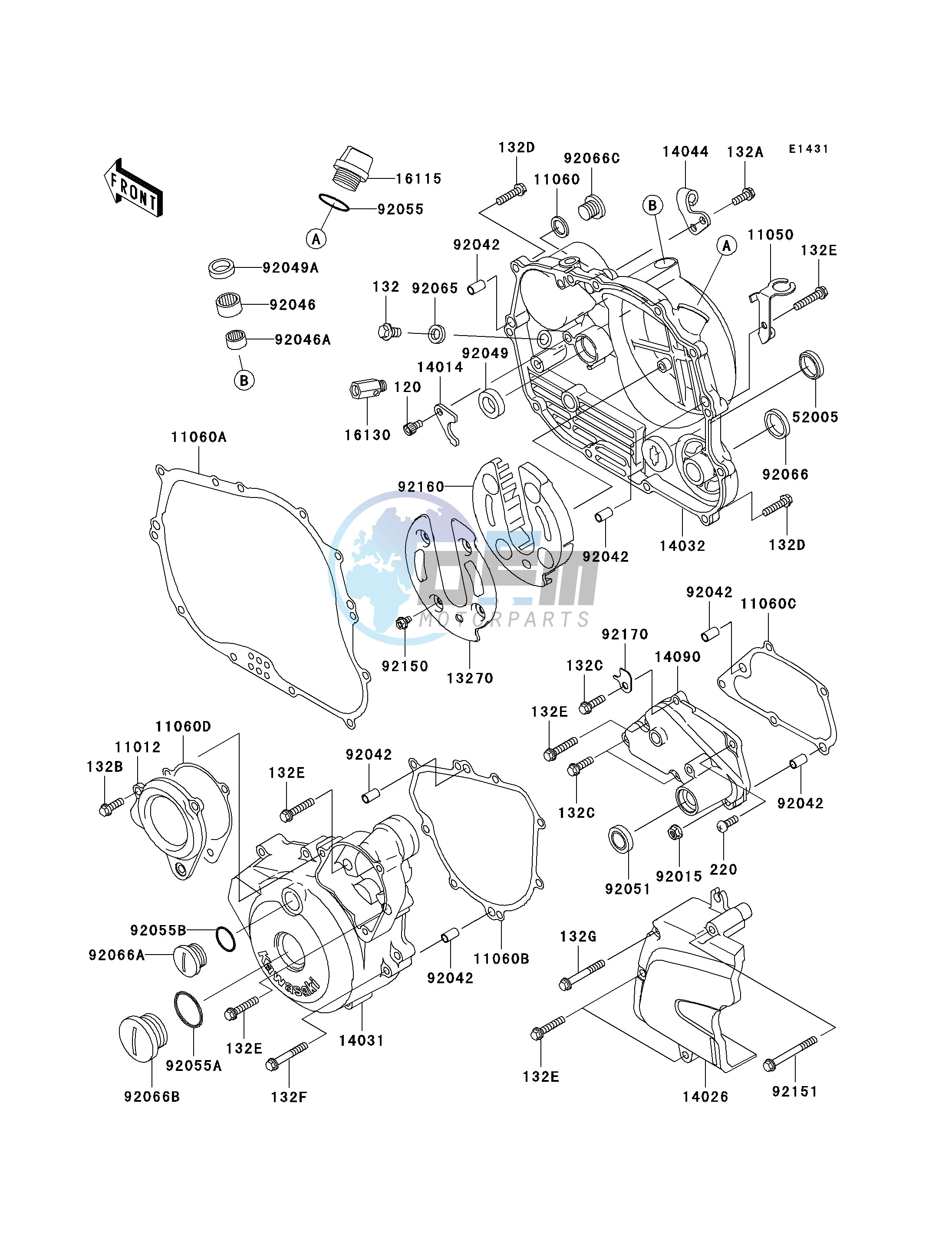 ENGINE COVER-- S- -