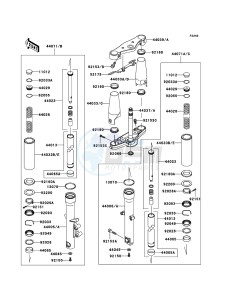 VN900_CLASSIC VN900BBF GB XX (EU ME A(FRICA) drawing Front Fork