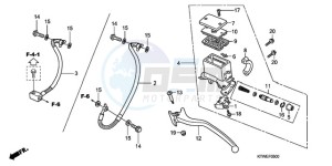 SH300AR9 France - (F / ABS CMF SPC TBX) drawing RR. BRAKE MASTER CYLINDER