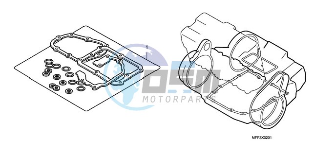 GASKET KIT B (CB13009/S9/A9/SA9)