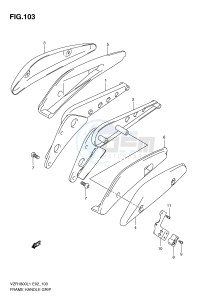 VZR1800 (E2) INTRUDER drawing FRAME HANDLE GRIP (VZR1800ZUFL1 E19)