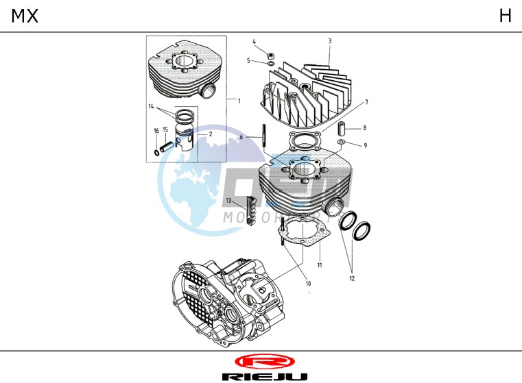 ENGINE  CYLINDER PISTON