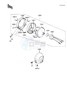 AR 50 A (A1) drawing HEADLIGHT