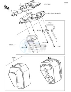 NINJA 650 EX650KJFA XX (EU ME A(FRICA) drawing Accessory(Pannier)