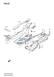 AN400Z ABS BURGMAN EU-UK drawing REAR LEG SHIELD