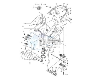 FJR AS 1300 drawing FUEL TANK