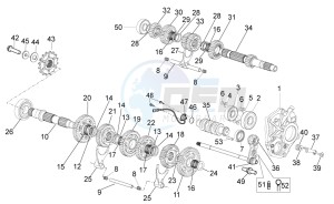 TUONO 1100 V4 FACTORY E4 SUPERPOLE ABS (NAFTA) drawing Gear box