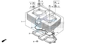 CM125C drawing CYLINDER