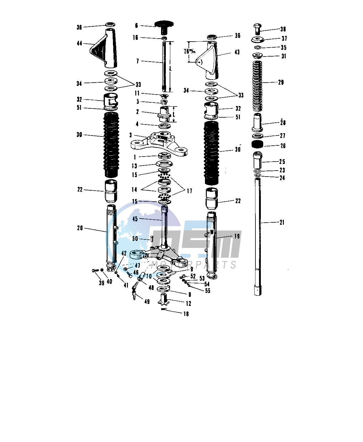 FRONT FORK A1-A7SS  1