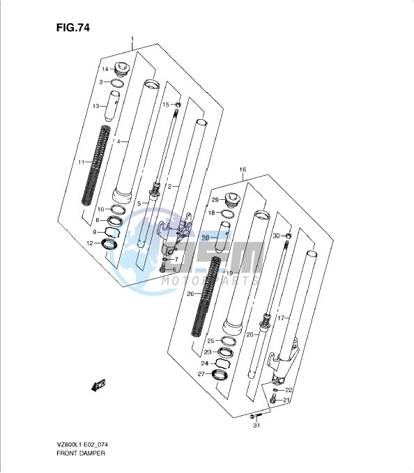 FRONT DAMPER